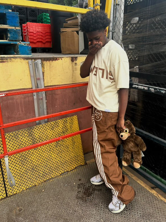 "Forever Solid" BROWN Track Pants