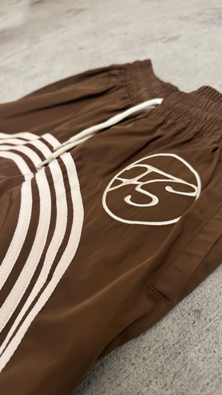 "Forever Solid" BROWN Track Pants