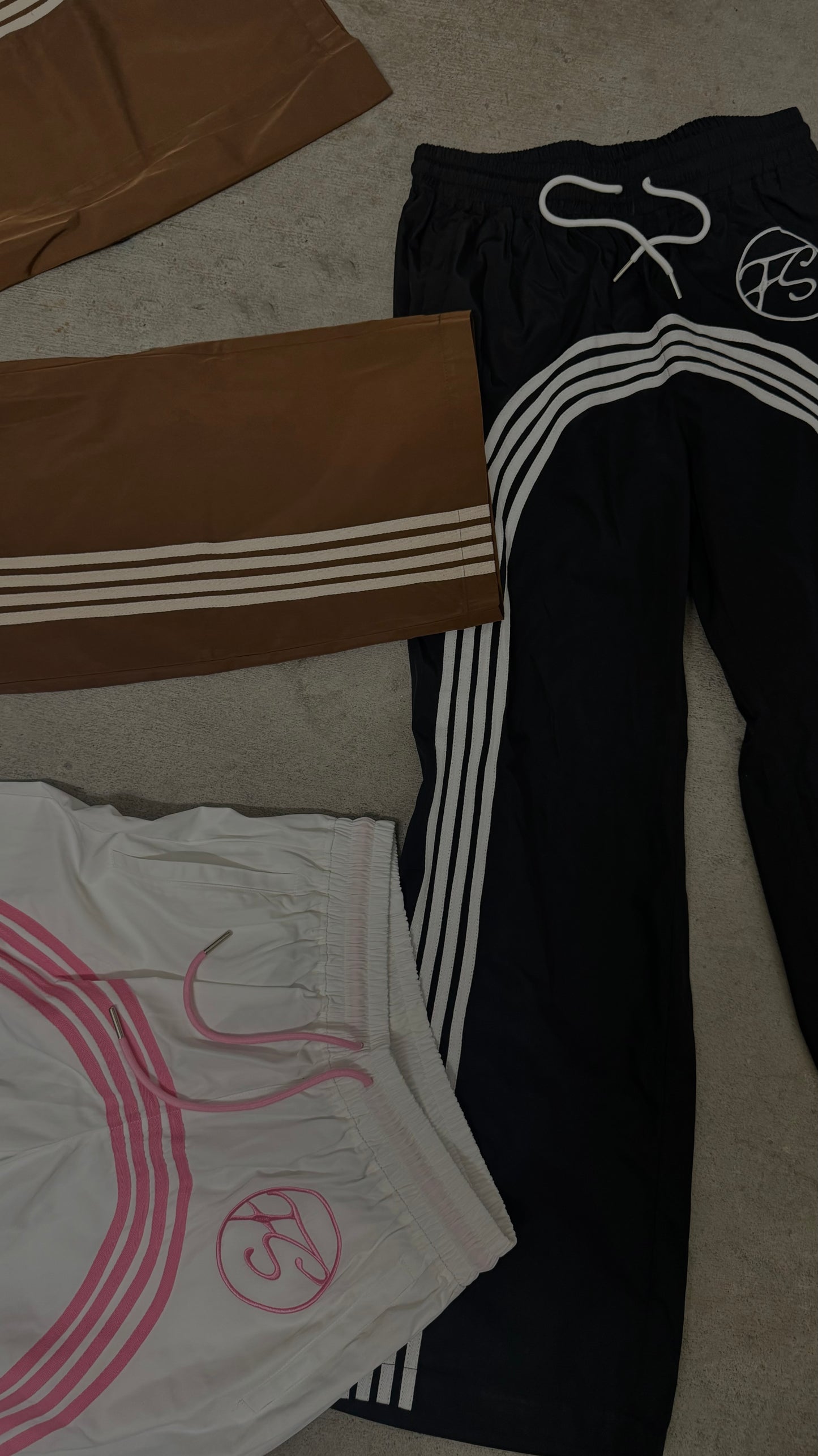 "Forever Solid" BLACK Track Pants