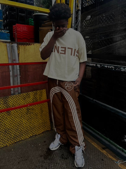 "Forever Solid" BROWN Track Pants